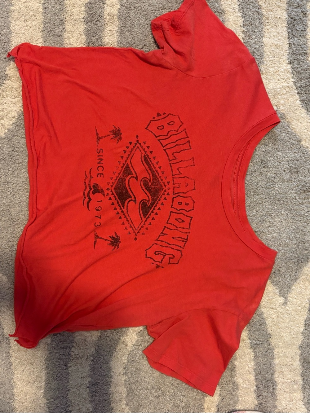 Billabong Red Logo Tee